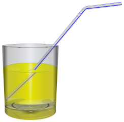 juice glass lemon