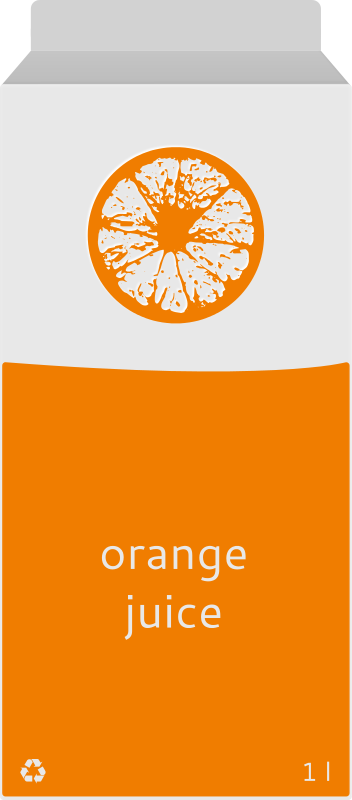 juice orange carton