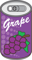 soda can grape
