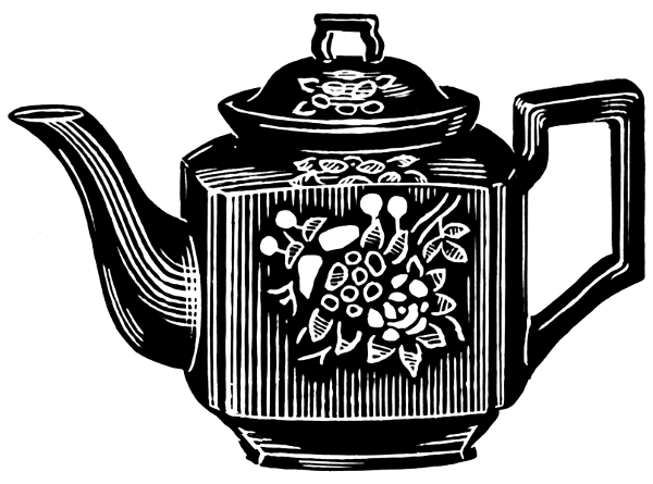 teapot BW
