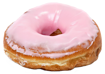 donut frosted pink small