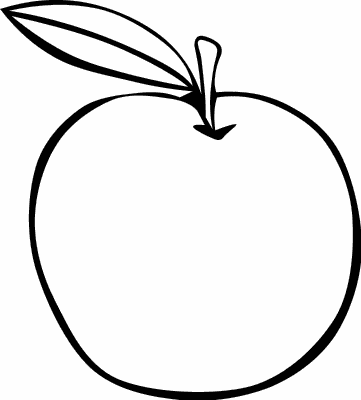 Apple on Apple Outline   Public Domain Clip Art Image   Wpclipart Com
