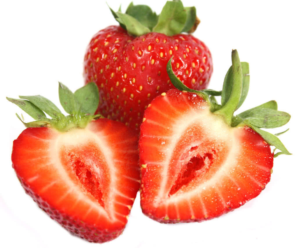 strawberry picture sliced