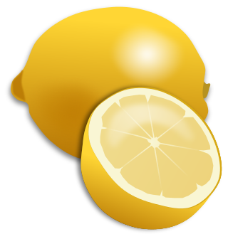 lemon sliced