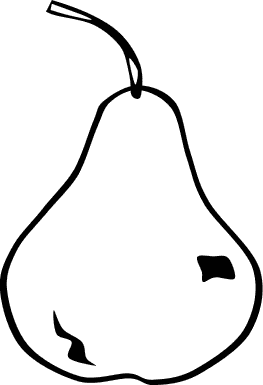 pear outline