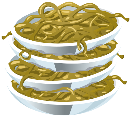 fried noodle bowls
