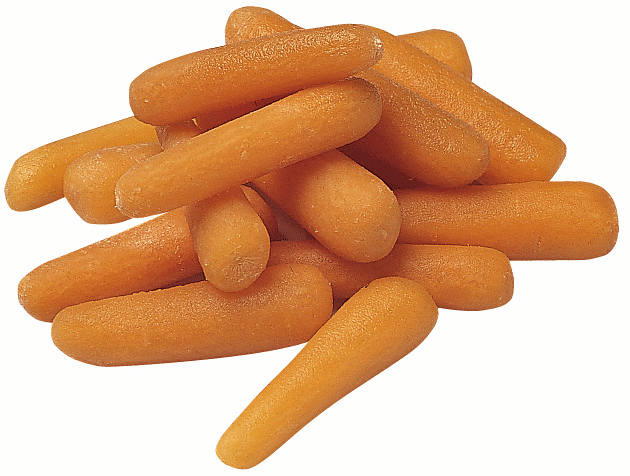 clipart carrot. baby carrots peeled