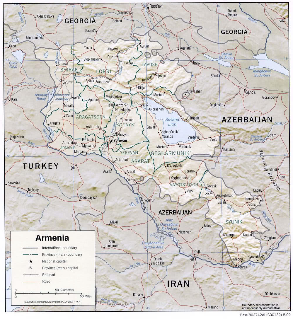 Armenia relief
