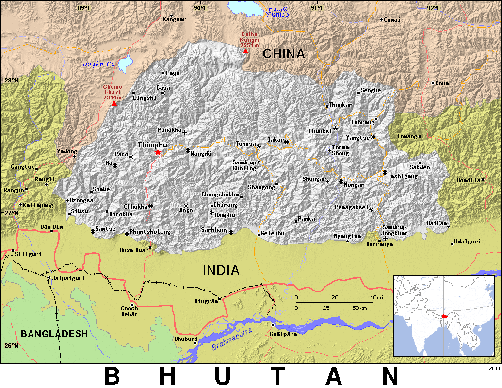 Bhutan detailed 2