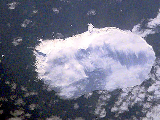Bouvet Island aerial photo