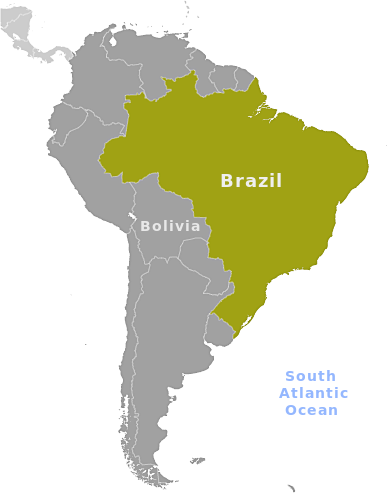 Brazil location label