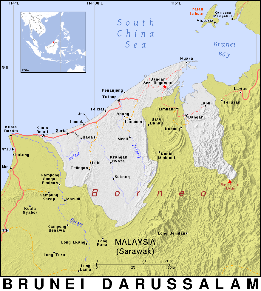 Brunei Darussalam detailed 2