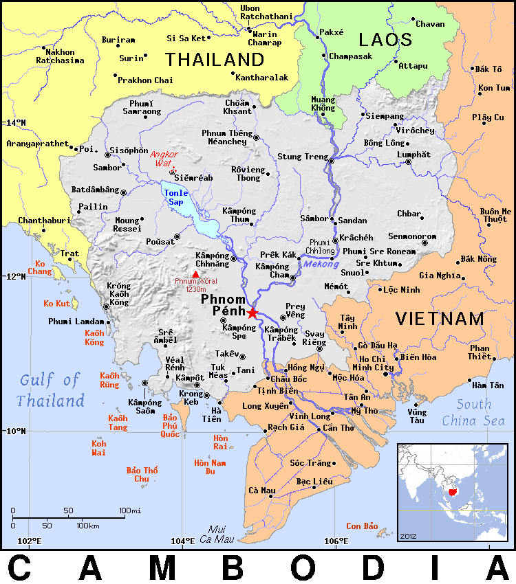 Cambodia detailed