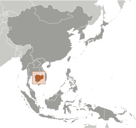Cambodia location