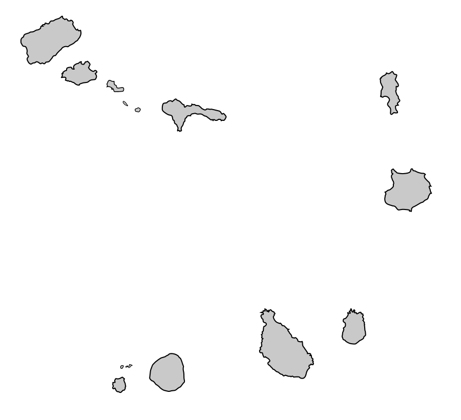 Cape Verde outline