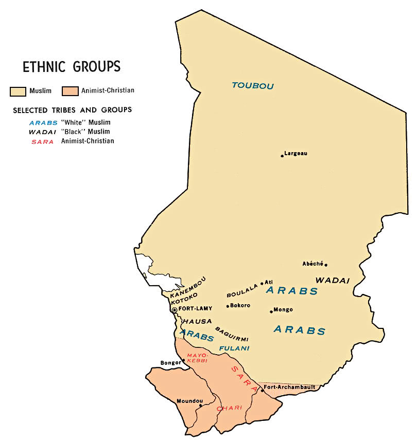 Chad ethnic 1969