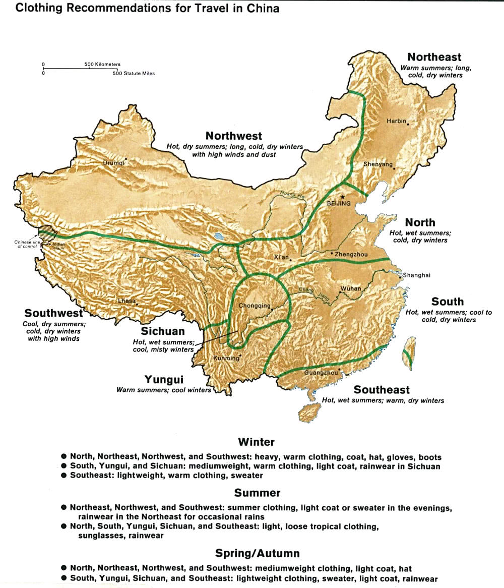China climate regions