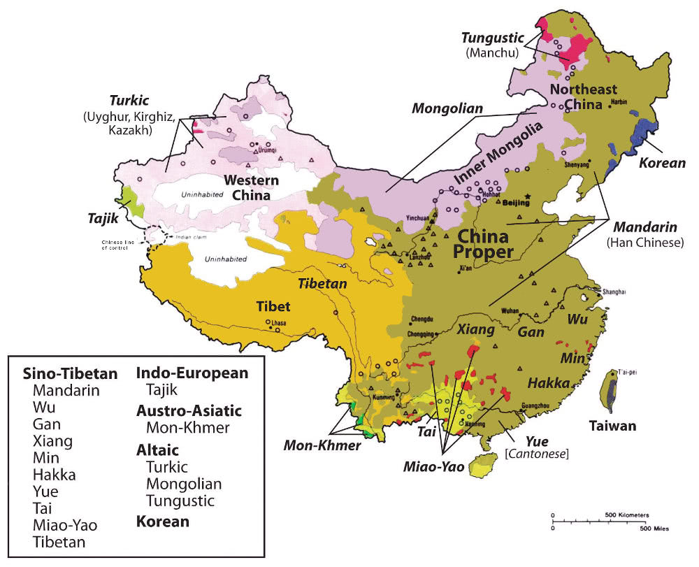 China ethnic regions
