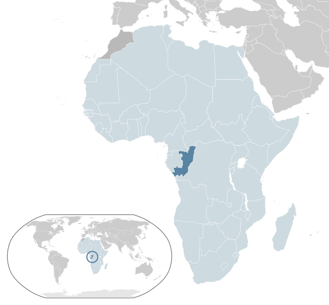 Congo Republic of location map