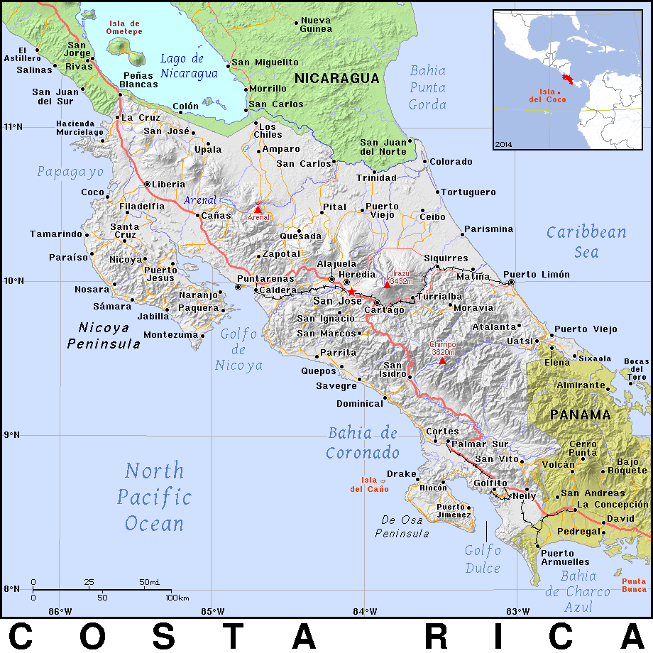 Costa Rica detailed 2