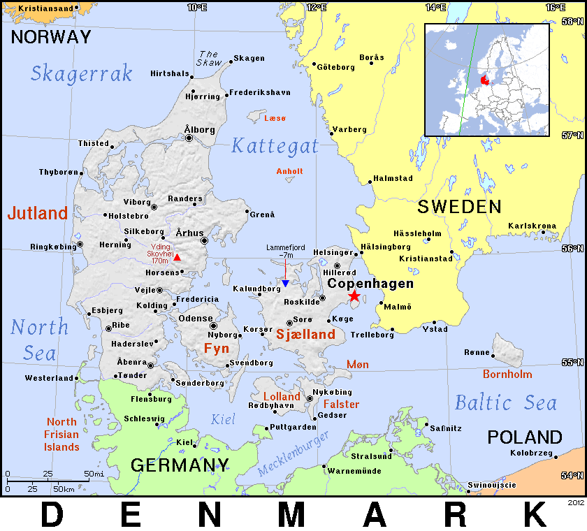 Denmark detailed