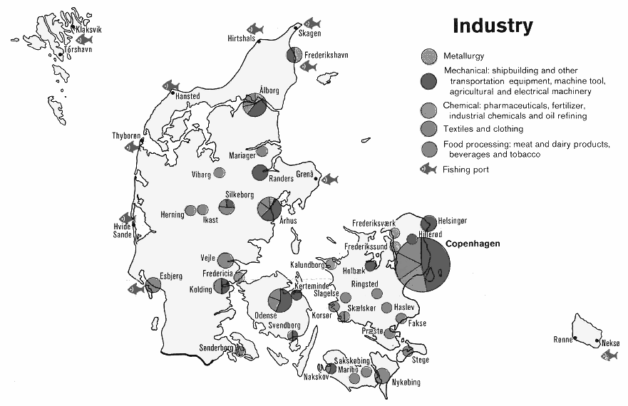 Denmark industry 1974