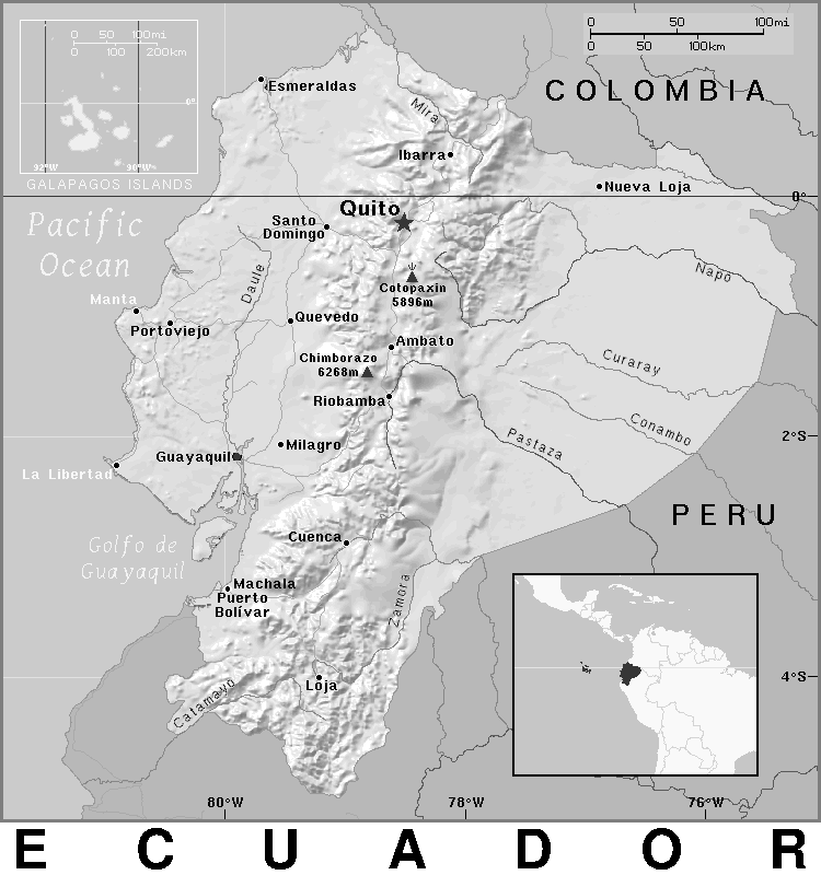 Ecuador BW