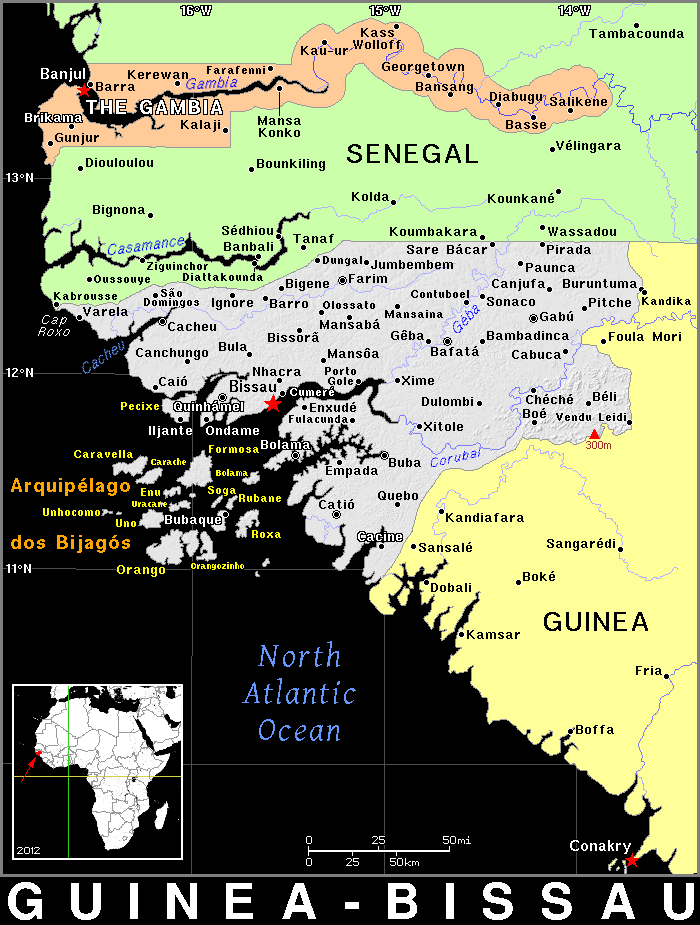 Guinea-Bissau dark detailed