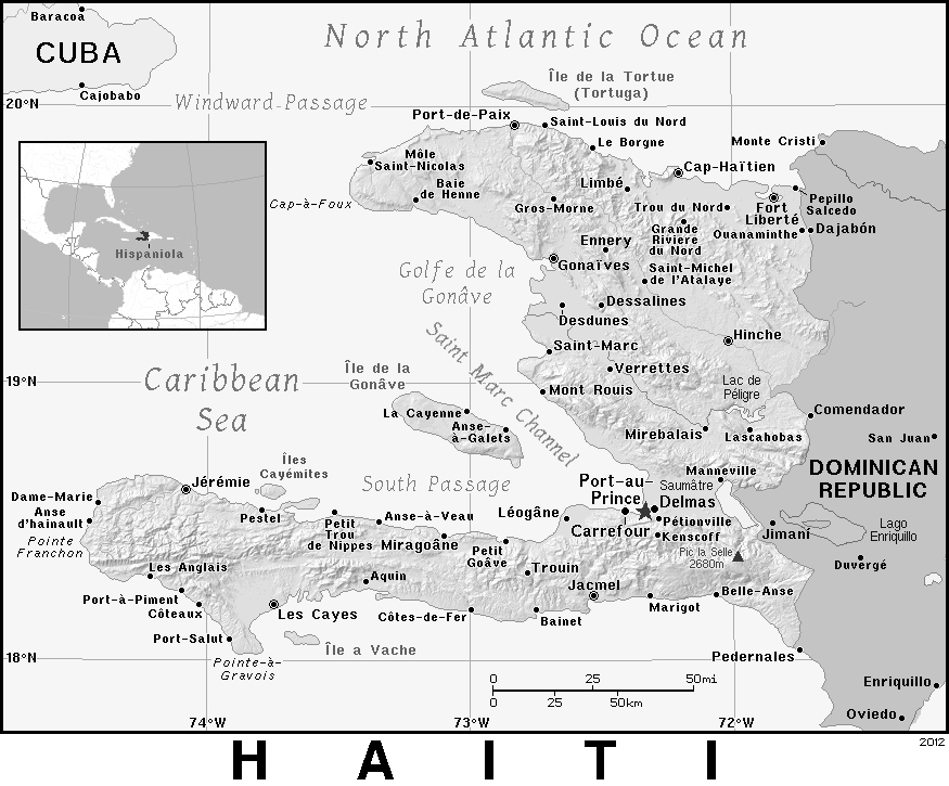 Haiti BW
