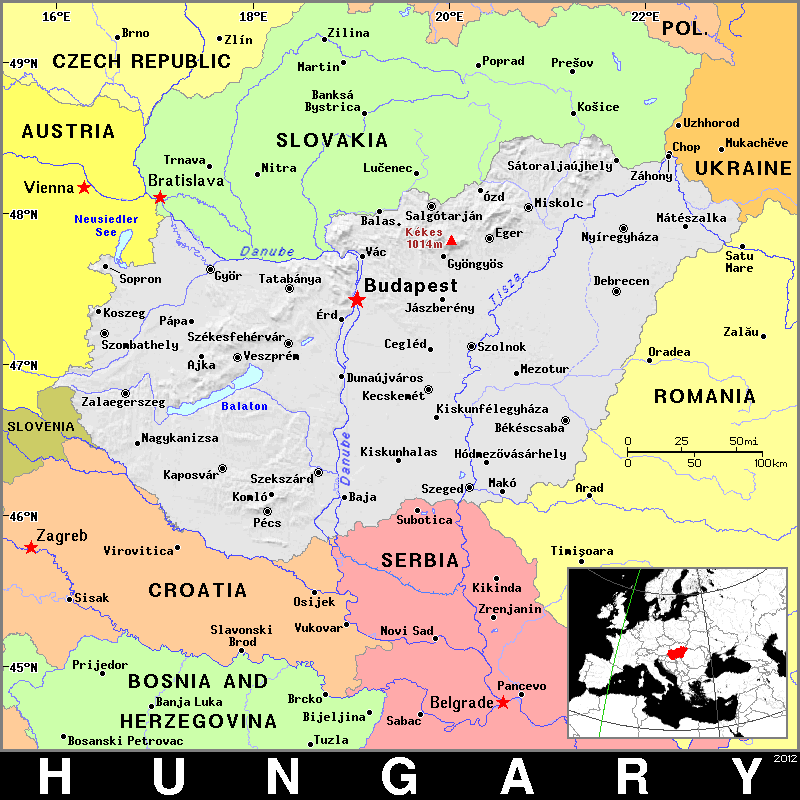 Hungary dark detailed