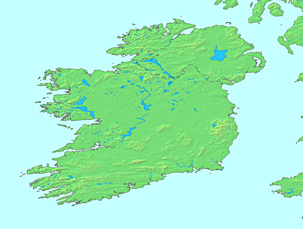 Ireland topography