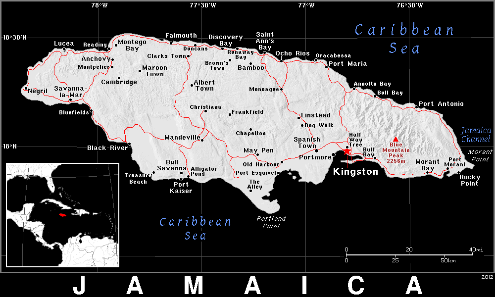 Jamaica dark detailed