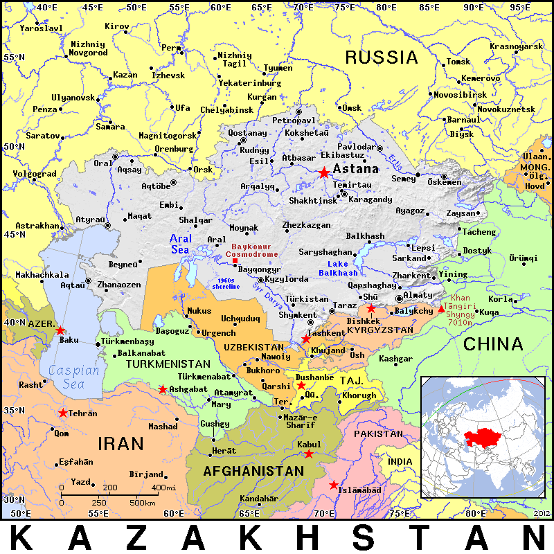 Kazakhstan detailed