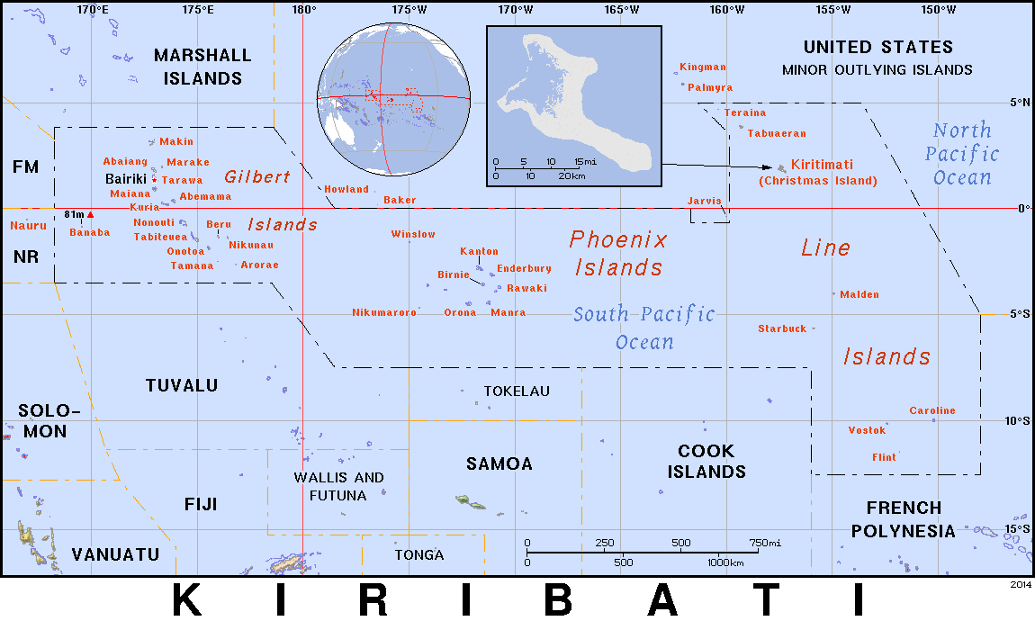 Kiribati detailed 2