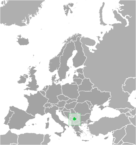 Kosovo location