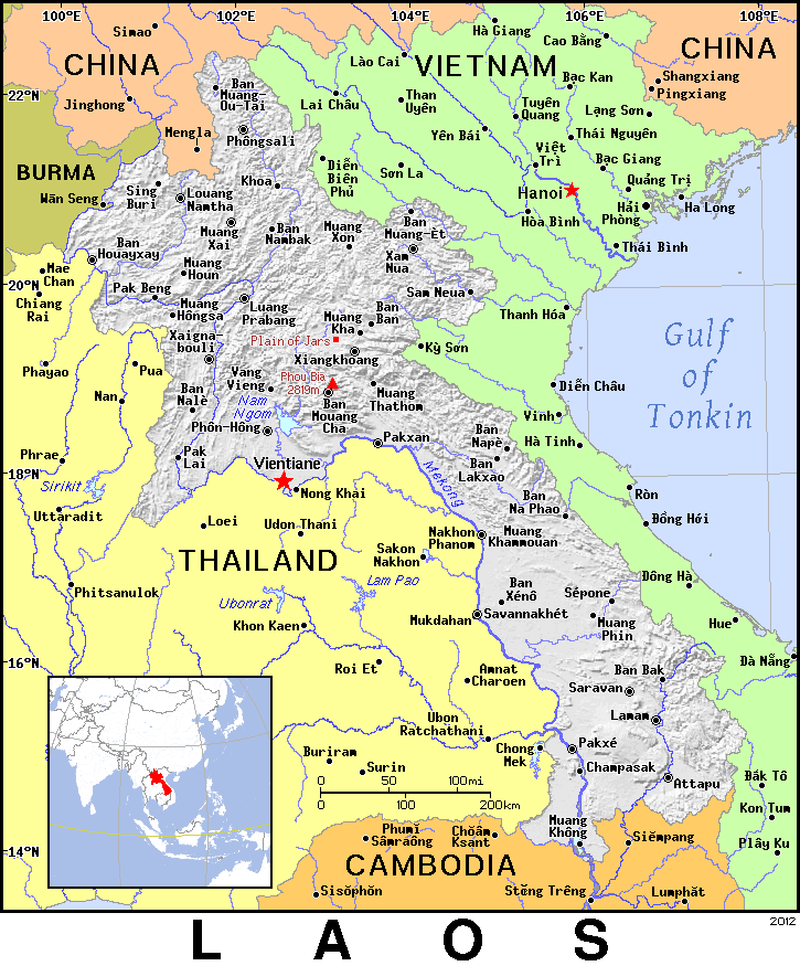 Laos detailed