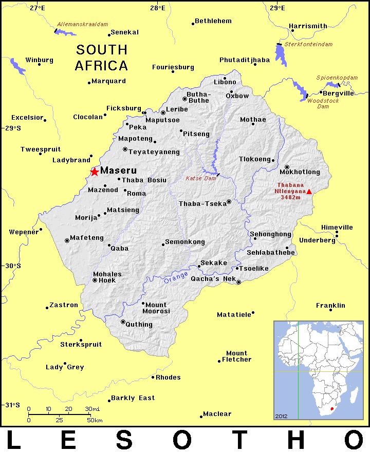 Lesotho detailed