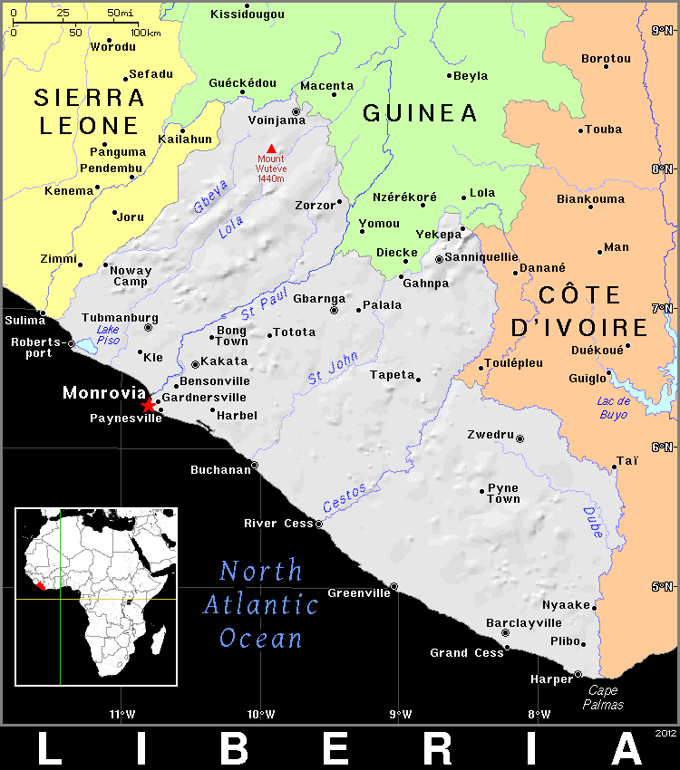 Liberia dark detailed