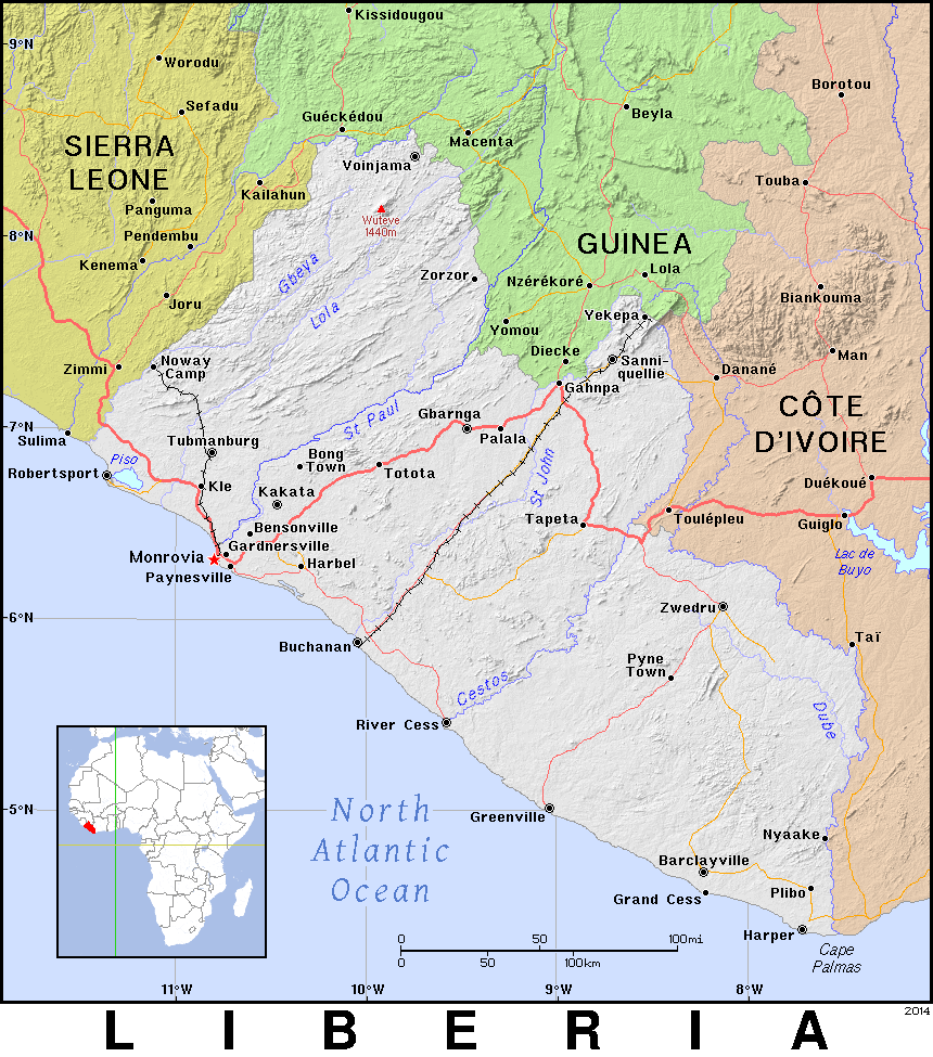 Liberia detailed 2