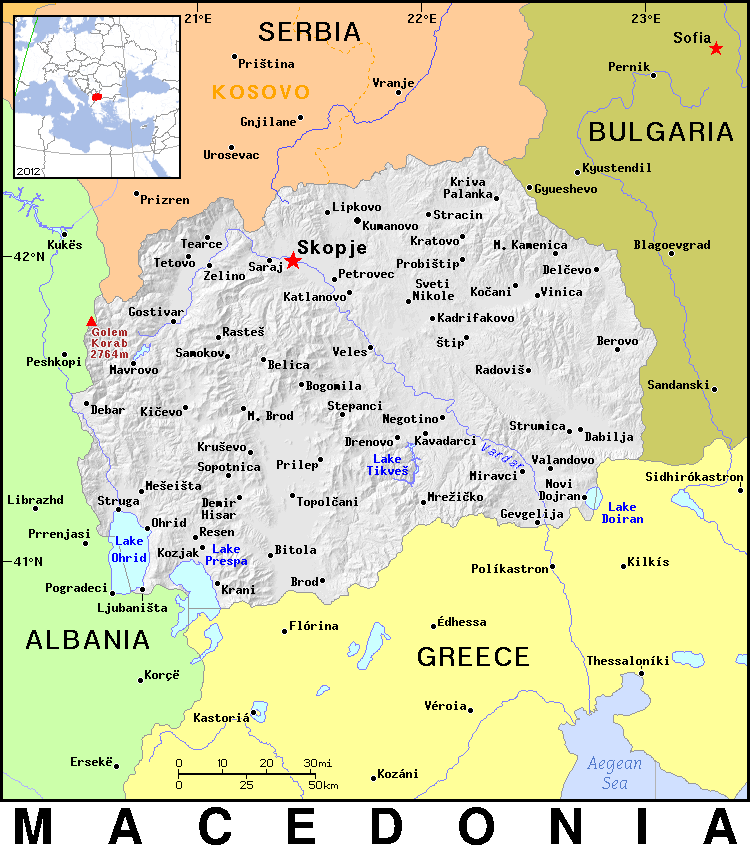 Macedonia detailed