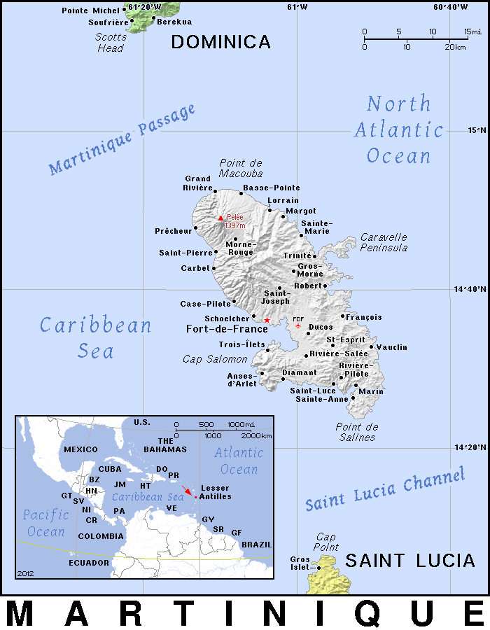 Martinique detailed