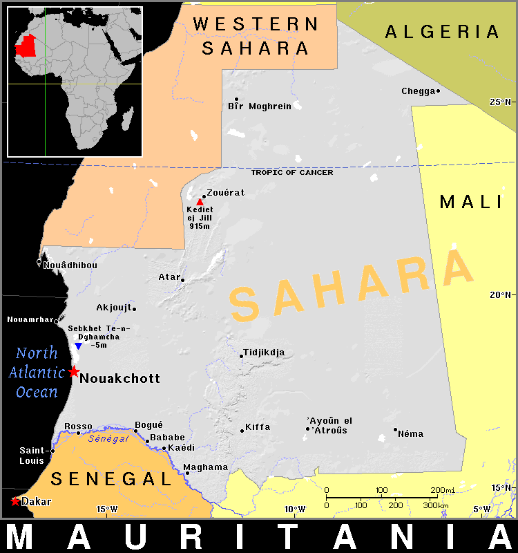 Mauritania dark