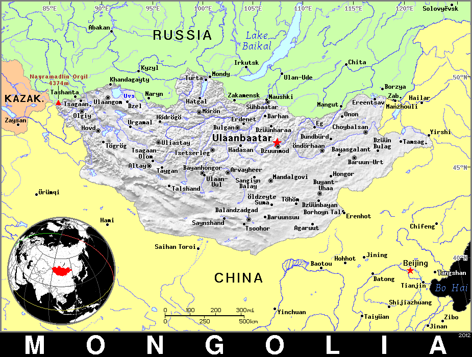 Mongolia dark detailed