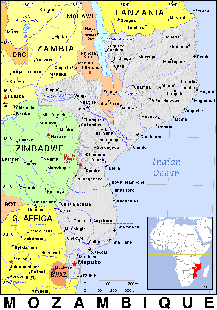 Mozambique detailed