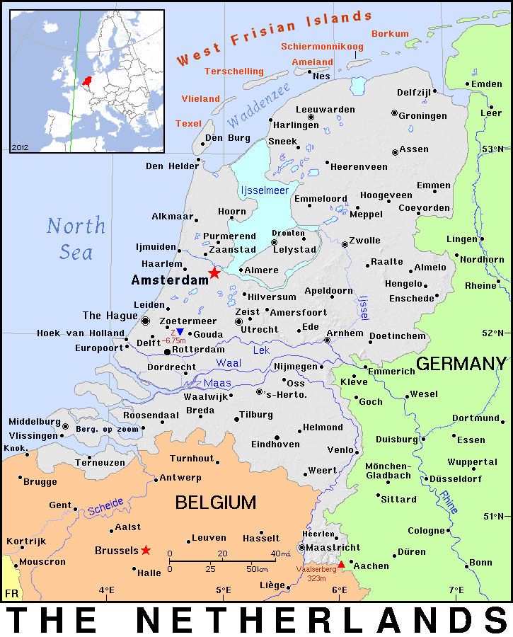 Netherlands detailed