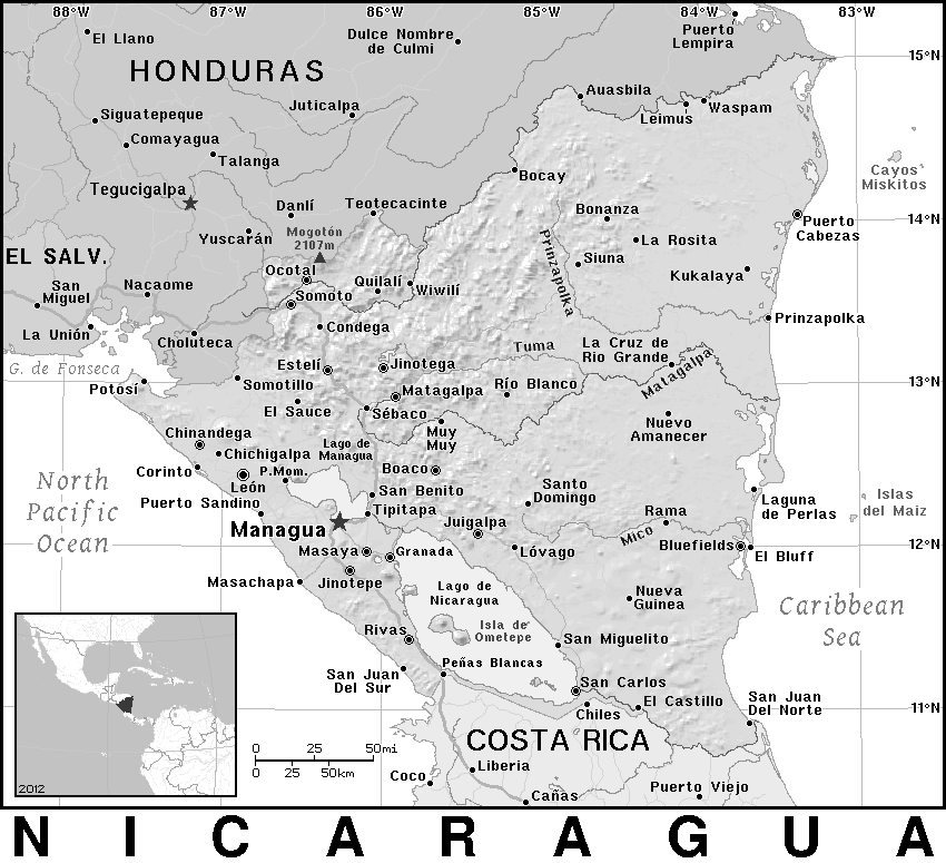 Nicaragua BW