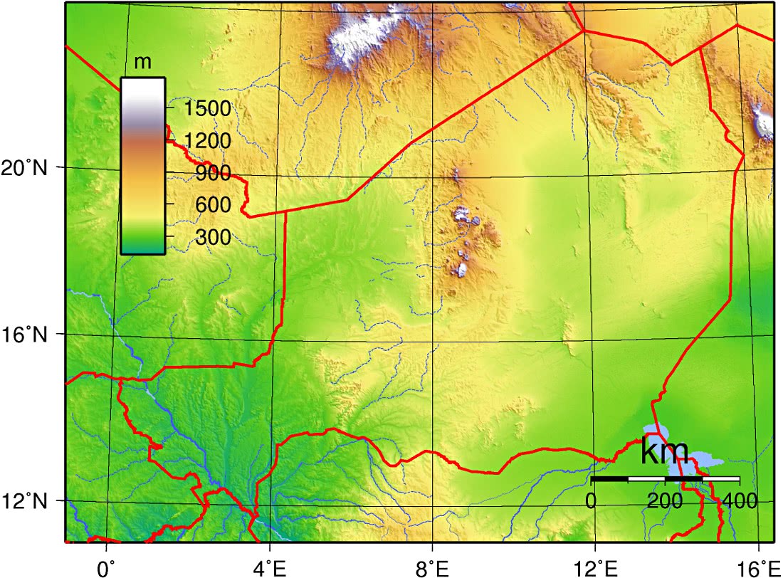 Niger Topography