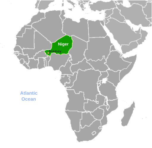 Niger location label