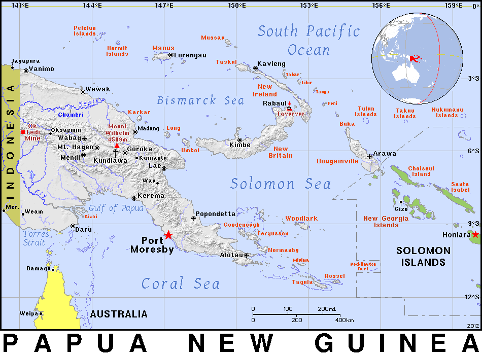 Papua New Guinea detailed