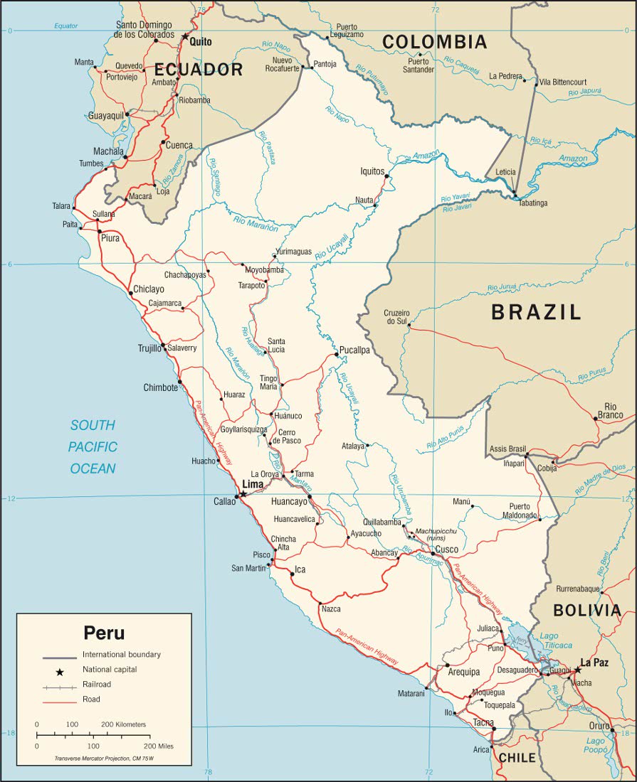 Peru map 2006